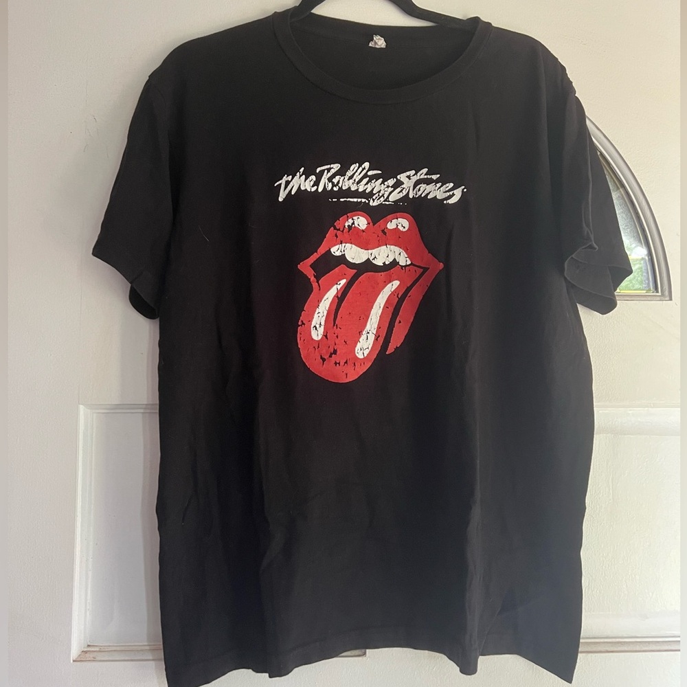 🖤 the rolling stones band-tee